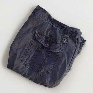 Southpole Shorts Mens 36 Cargo Flat Front Hiking Outdoor Casual Gray 100% Cotton